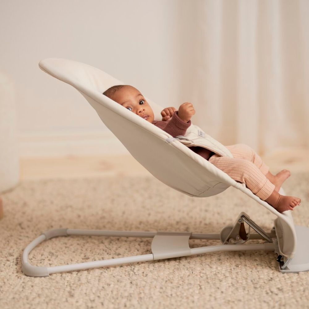Babywippe BALANCE SOFT WOVEN/JERSEY – Hellbeige