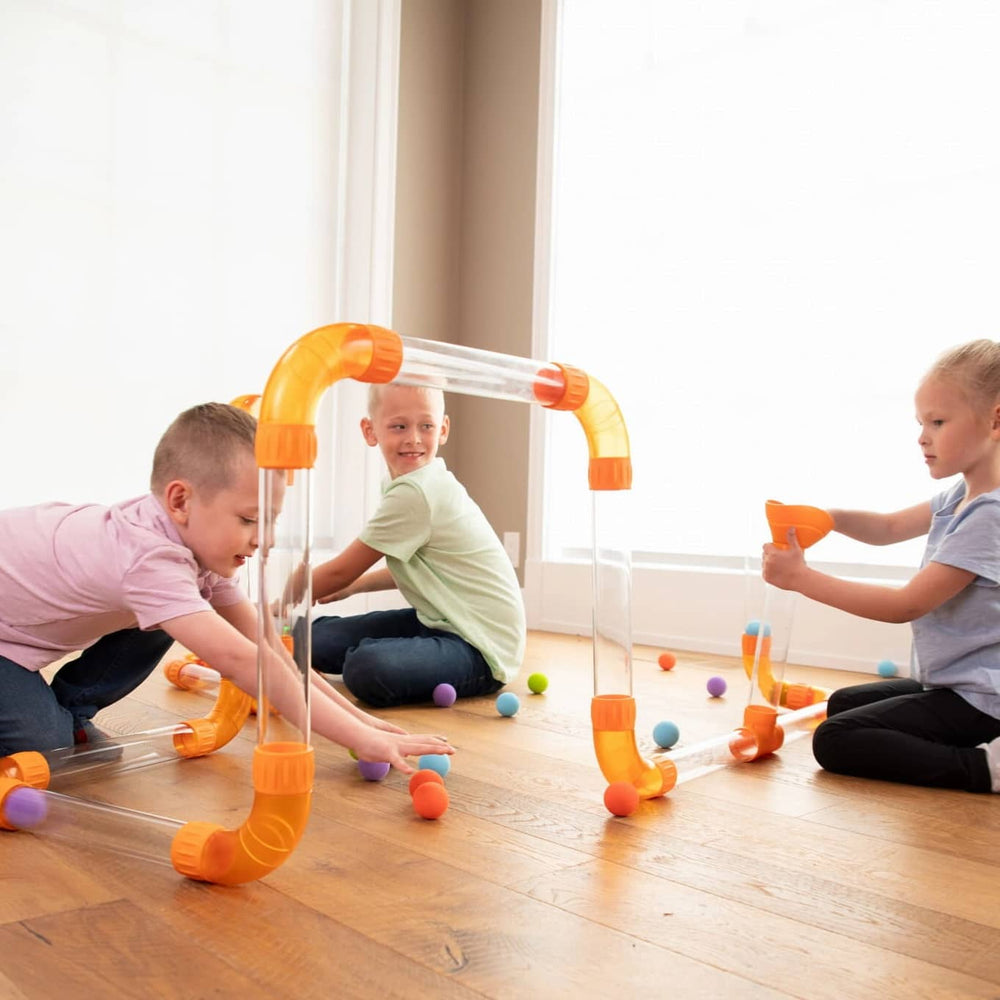 Fat Brain Toys Air Toobz Luftspielzeug bietet lustigen Spielspaß mit bunten Bällen und originellem Design