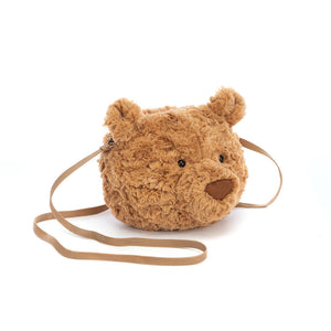 Plüsch-Umhängetasche  - Bär Bartholomäus - tablude.com