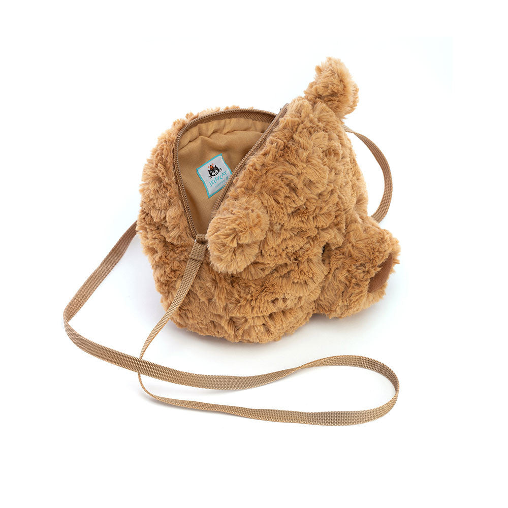 Plüsch-Umhängetasche  - Bär Bartholomäus - tablude.com