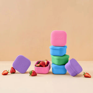 Snackbehälter für die Lunchbox OmieSnack – Lila