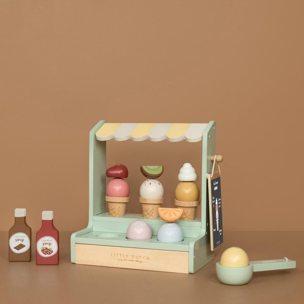 Holz-Eisdiele - tablude.com