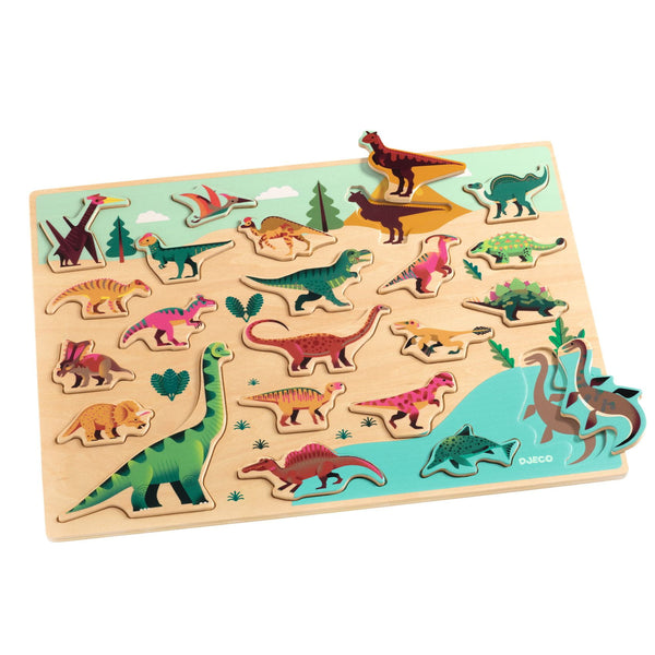 Holzpuzzle – Dinosaurier - tablude.com