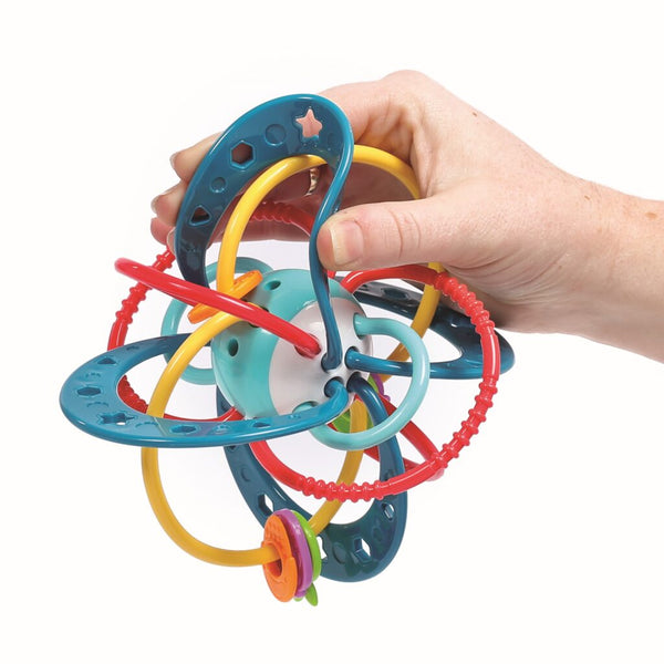 Beißring mit Rassel – Planet - tablude.com