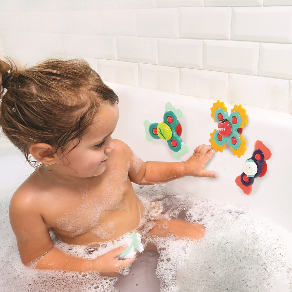Drehbare Saugnäpfe – Sensorische Spinner - tablude.com
