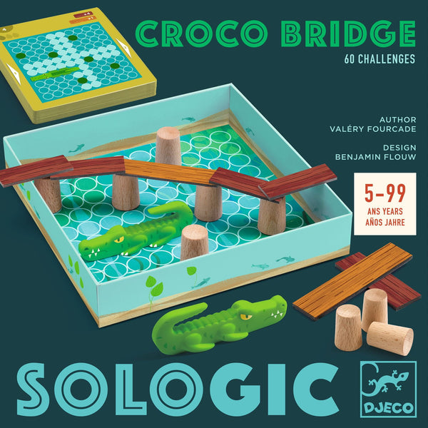 Logikspiel SoLogic – Croco Bridge - tablude.com