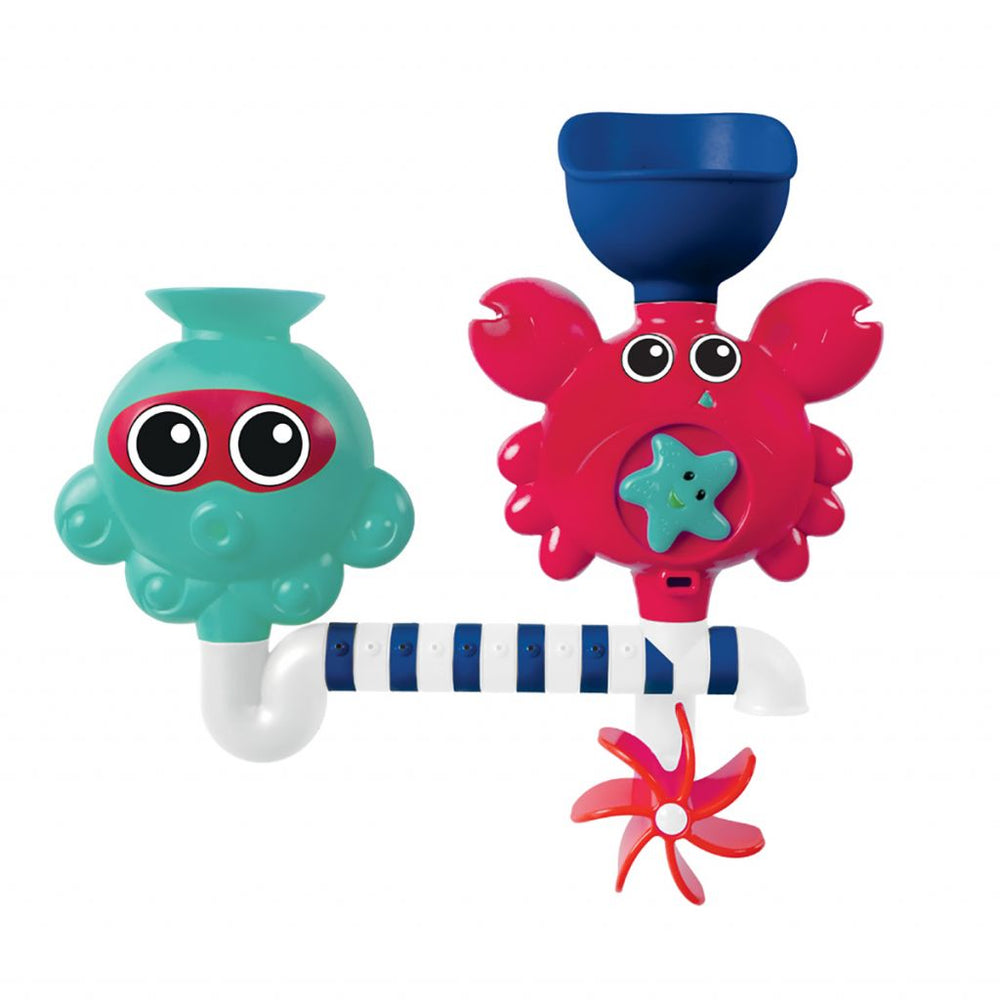 Badespielzeug mit Wasserkreislauf und Krabbe - tablude.com