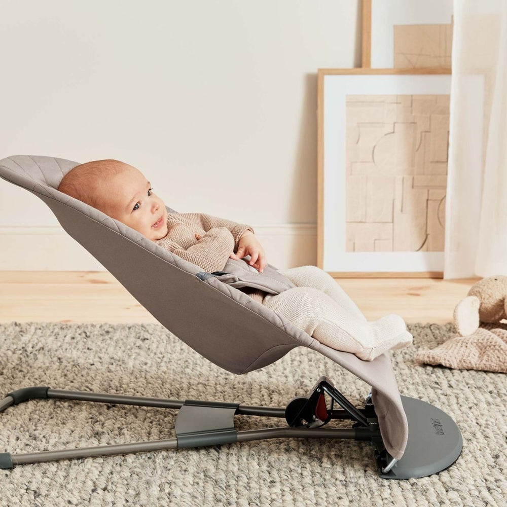 Babywippe BLISS WOVEN – Sandgrau