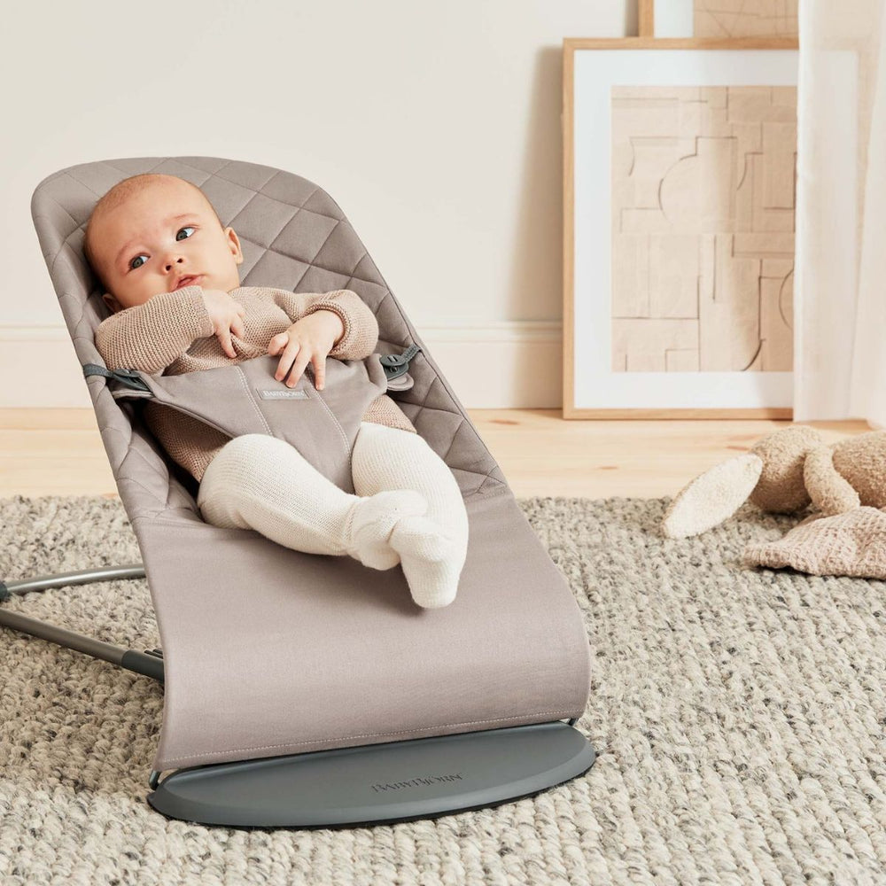 Babywippe BLISS WOVEN – Sandgrau
