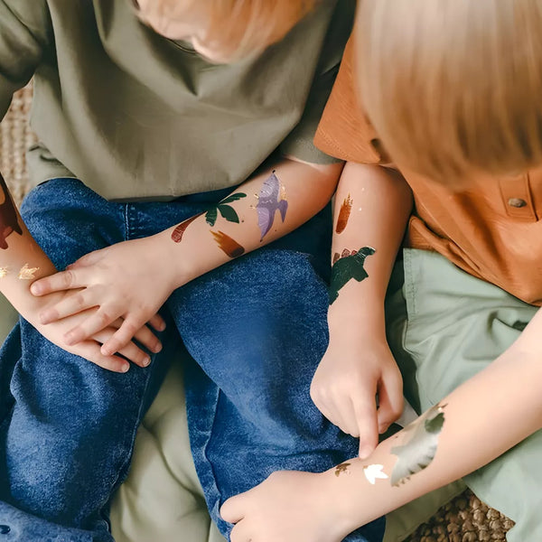 Abwaschbare Tattoos – Dinosaurier