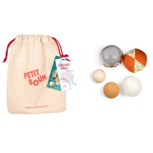 Set mit 5 Petit Boum Sensorikbällen - tablude.com