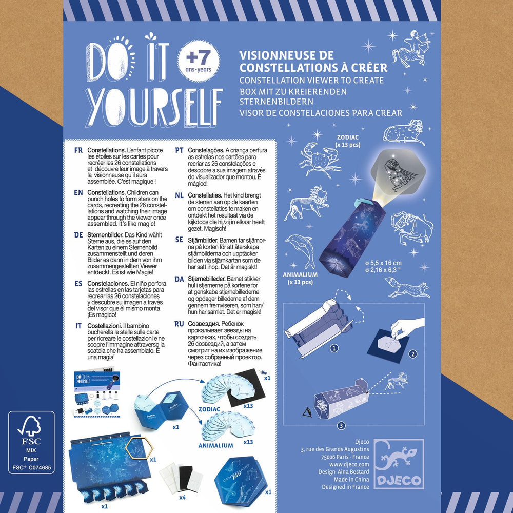 DIY-Kunstset – Sternkonstellationen - tablude.com
