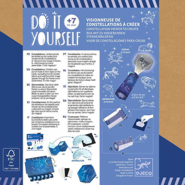 DIY-Kunstset – Sternkonstellationen - tablude.com