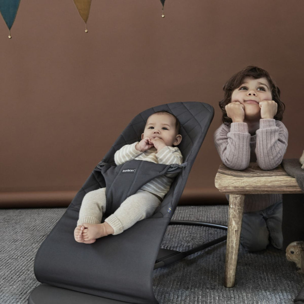 Babywippe BLISS WOVEN – Anthrazit