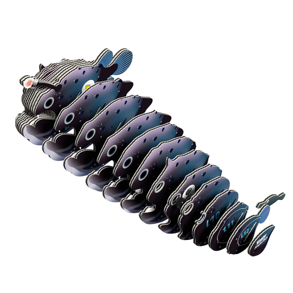 Öko-Puzzle 3D – Tiefsee-Seeteufel - tablude.com