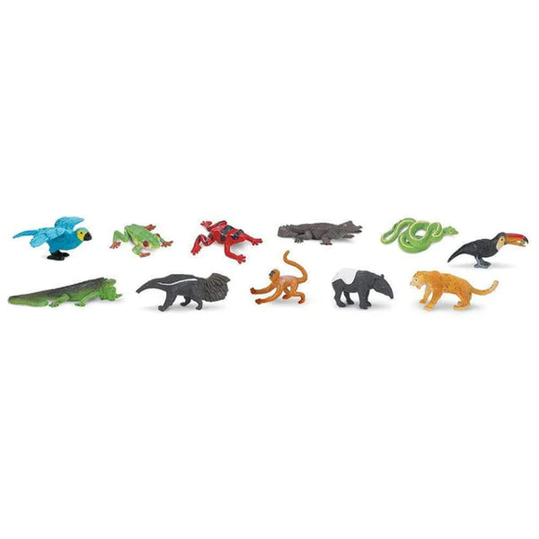 Figurenset in einer Tube TOOB – Tiere des Regenwaldes - tablude.com