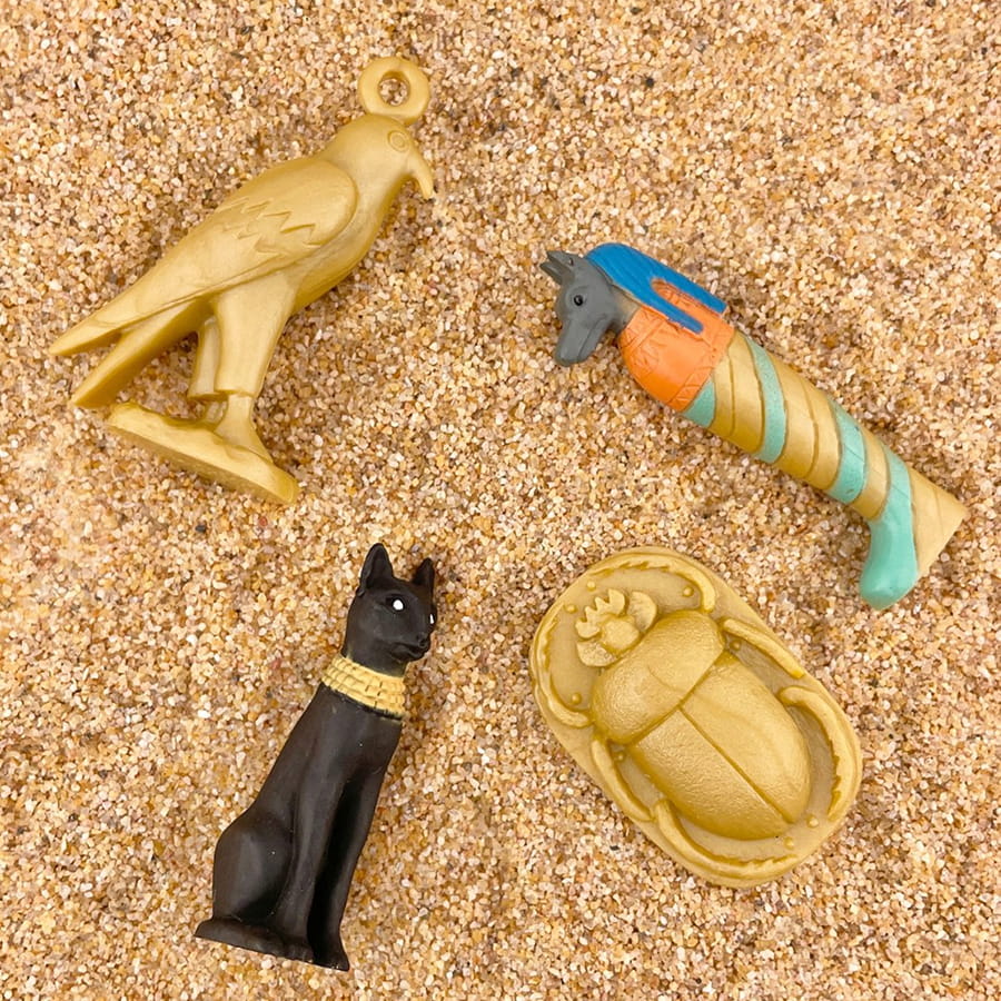 Figurenset in einer Tube TOOB – Das alte Ägypten - tablude.com