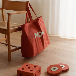 Transporttasche – Burnt Orange/Dusty Green - tablude.com