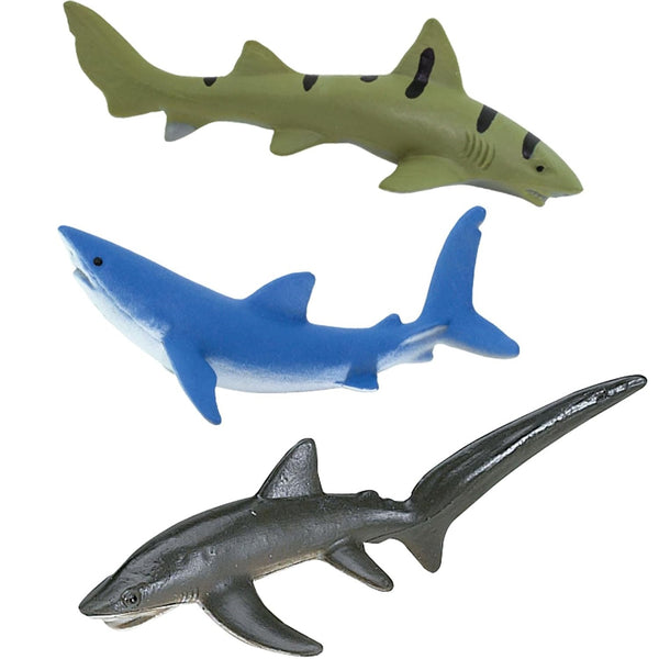 Figurenset in einer TOOB-Röhre – Haie - tablude.com