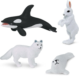 Figurenset in einer Tube TOOB – Tiere der Arktis - tablude.com