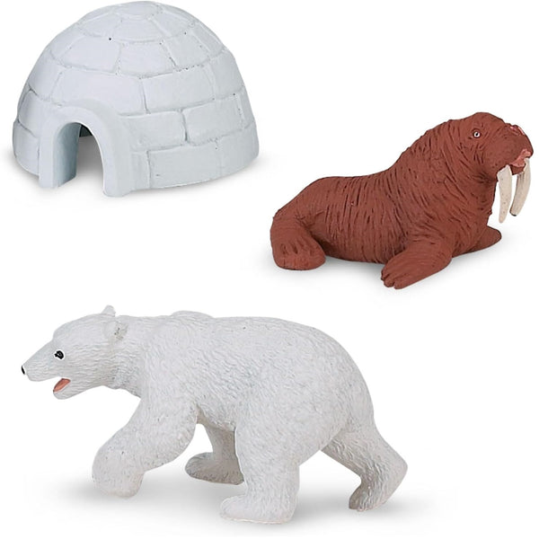 Figurenset in einer Tube TOOB – Tiere der Arktis - tablude.com