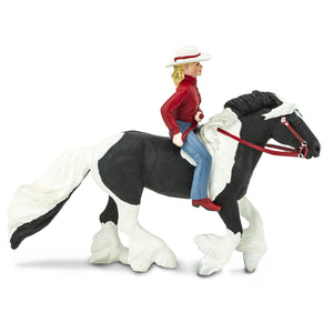 Figur - Audrey auf einem Pferd Streaming Light - tablude.com