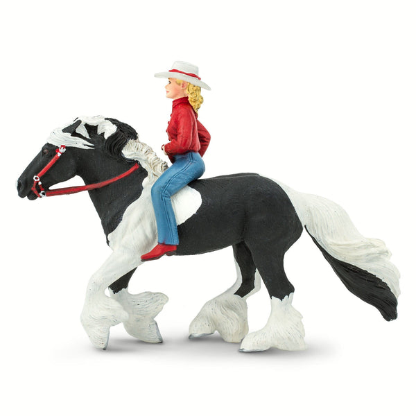 Figur - Audrey auf einem Pferd Streaming Light - tablude.com