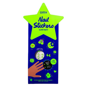 Nagelsticker – Glow Party 200 Stück - tablude.com