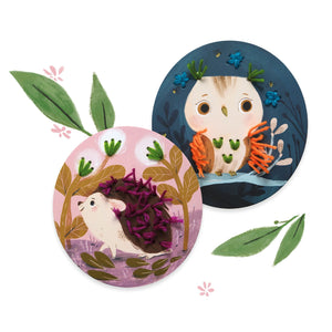 Kunstset Stickerei für Anfänger – Eichhörnchen - tablude.com