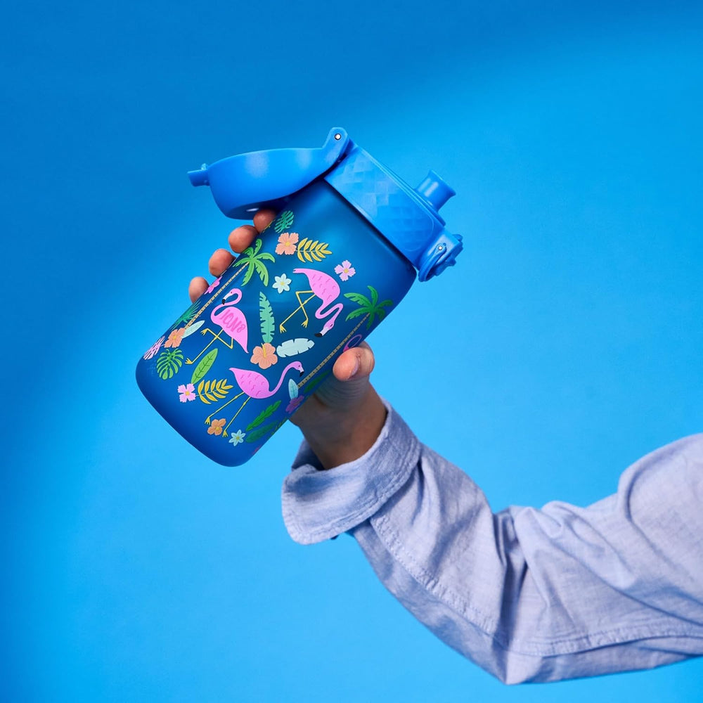 Trinkflasche für Kinder 400 ml - Flamingos