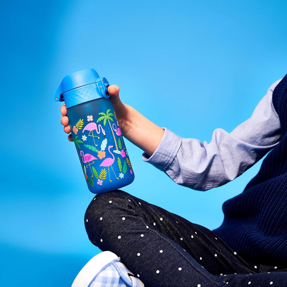 Trinkflasche für Kinder 400 ml - Flamingos