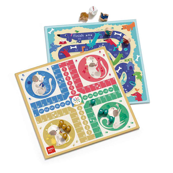 Set mit klassischen Brettspielen 4in1 - tablude.com