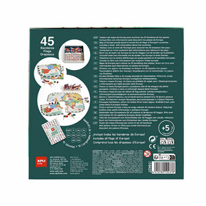 Puzzle mit Lernspiel – Flaggen Europas 5+ - tablude.com