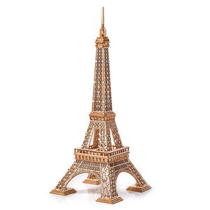 Holzpuzzle 3D-Modell – Eiffelturm