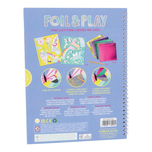 Glänzendes Folienmalbuch - Fantasy Land - tablude.com