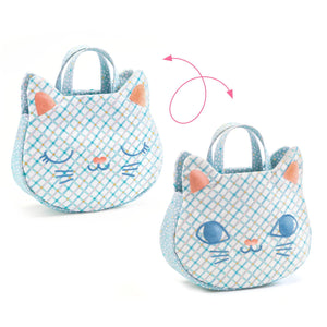 Blaue Handtasche mit Accessoires - tablude.com