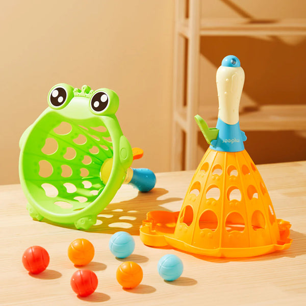 Geschicklichkeitsspiel „Schießen und Fangen – Der glückliche lebhafte Frosch“ - tablude.com