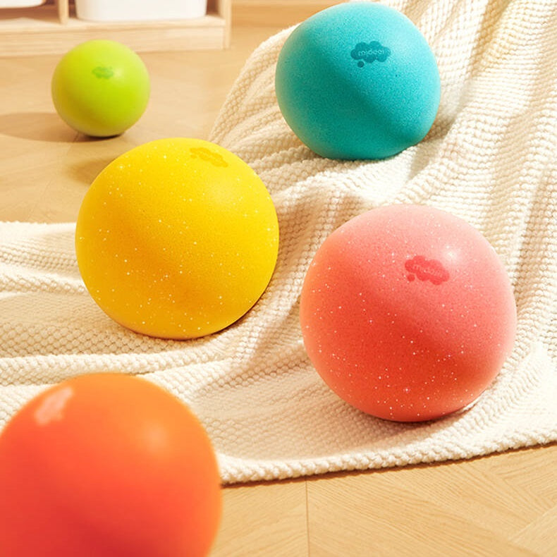 Leiser Plüschball – Tropisches Orange - tablude.com