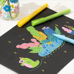 Acrylmarker mit sehr weicher Spitze – 12 Farben - tablude.com