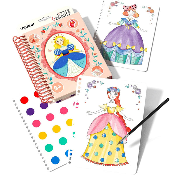 Kreativheft für kleine Designer – Prinzessinnenball - tablude.com