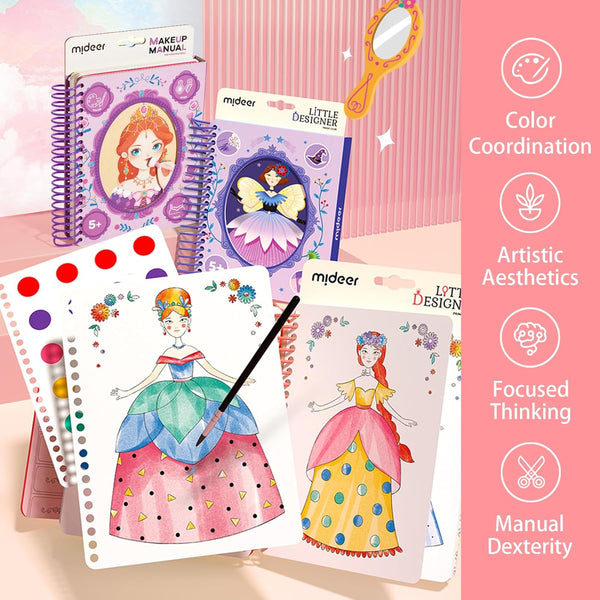 Kreativheft für kleine Designer – Prinzessinnenball - tablude.com