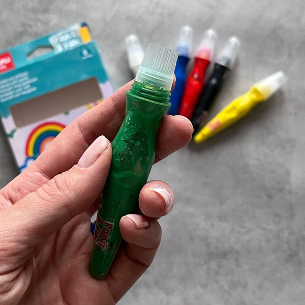 Farben in Tuben mit Pinsel – Grundfarben, 6 Stück - tablude.com