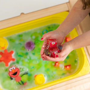 Im Wasser leuchtende Sensorikwürfel Elmo Sesamstraße – rot - tablude.com