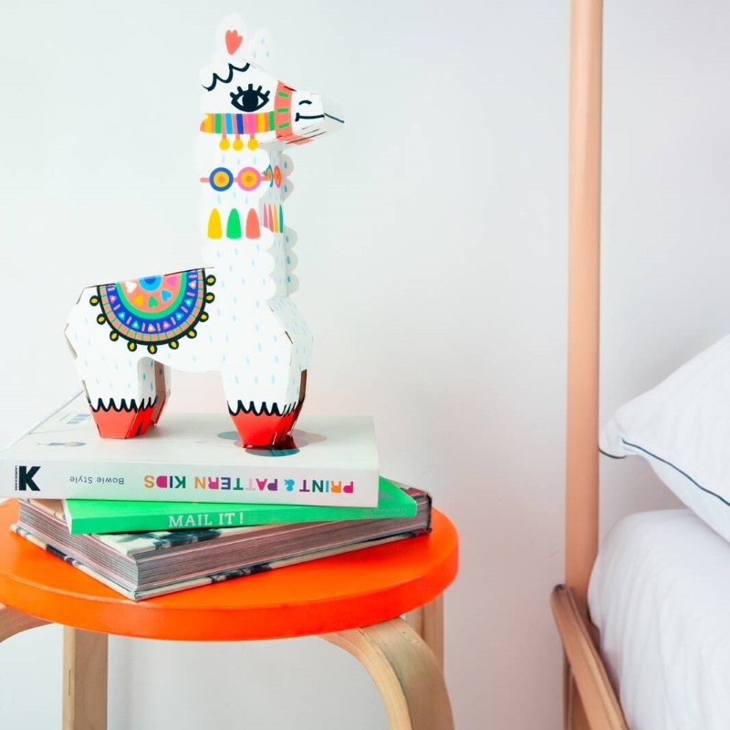 Kreativset DIY 3D-Lampe – Lama - tablude.com