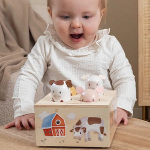 Drewniana zabawka pop-up Little Dutch - Little Farm - tablude.com
