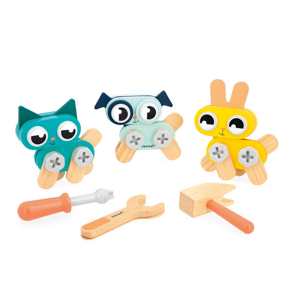 Holztiere zum Zusammenbauen Brico'Kids - tablude.com