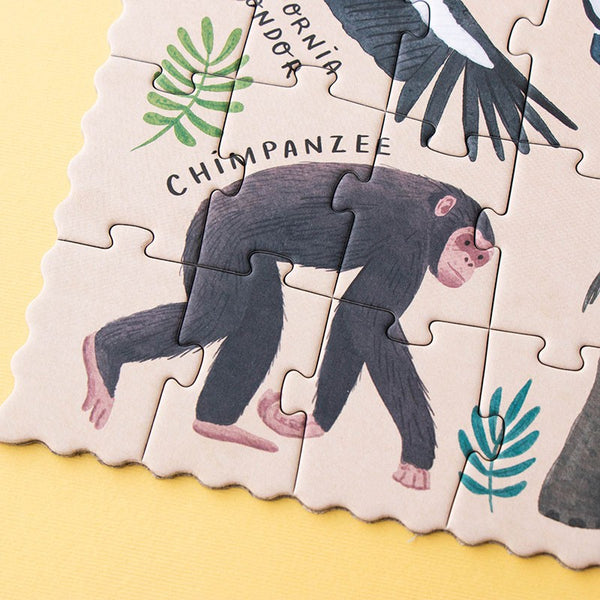 Puzzle Life – Gefährdete Tierarten, 200 Teile - tablude.com