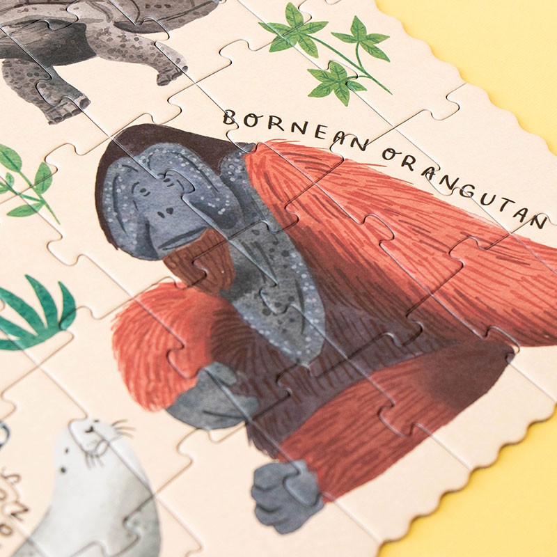 Puzzle Life – Gefährdete Tierarten, 200 Teile - tablude.com