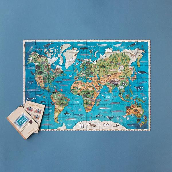Puzzle mit Beobachtungsspiel – Animal Planet 70 Teile - tablude.com