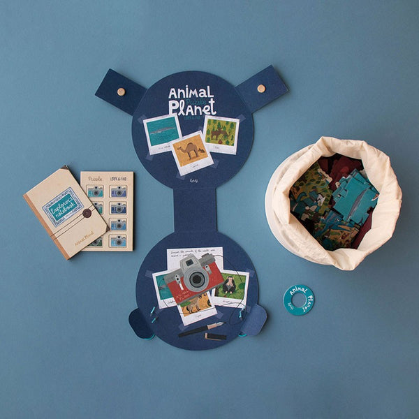 Puzzle mit Beobachtungsspiel – Animal Planet 70 Teile - tablude.com